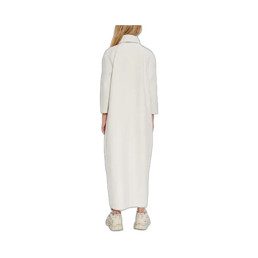 Scarf-Neck Long Coat