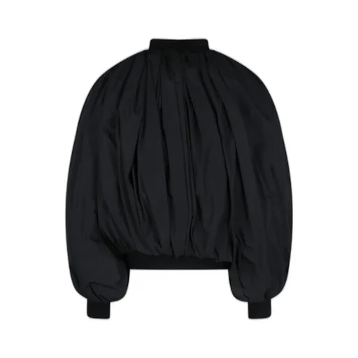 Draped Bomber Jacket