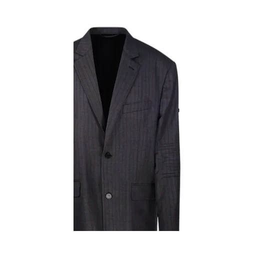 Striped Button-Up Jacket