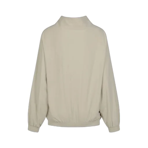 Logo Embroidered Zip-Up Jacket