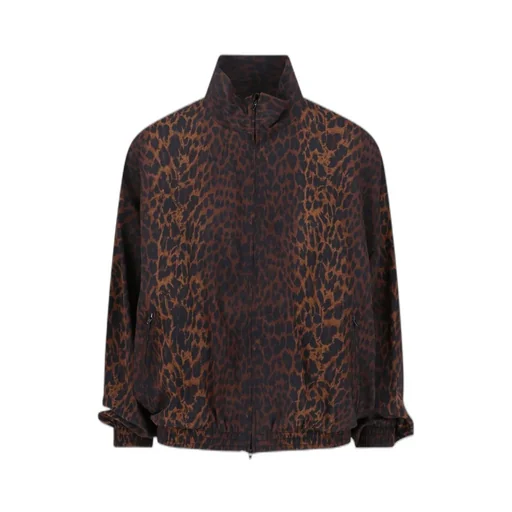 Leopard Print Zipped Jacket