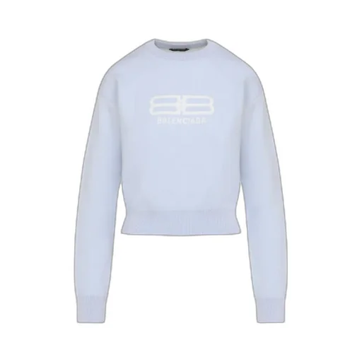 Logo Intarsia Crewneck Sweater