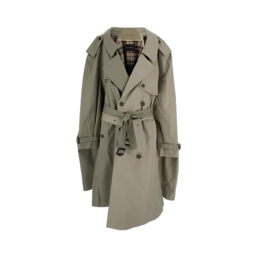 Double-Sleeved Hybrid Belted Trench Coat