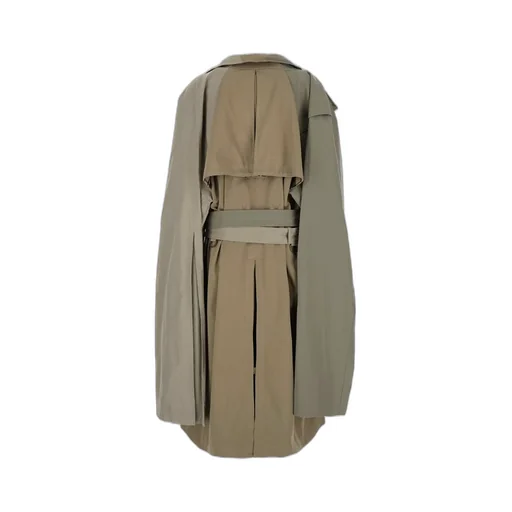 Double-Sleeved Hybrid Belted Trench Coat