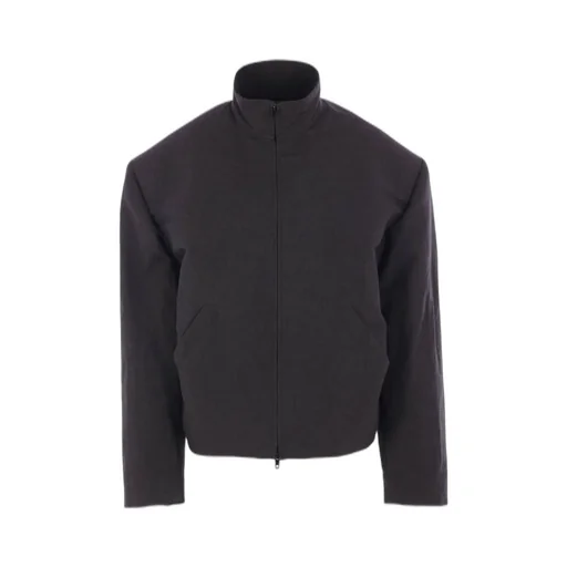 High-Neck Zipped Jacket