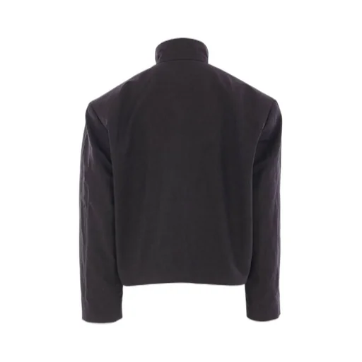 High-Neck Zipped Jacket