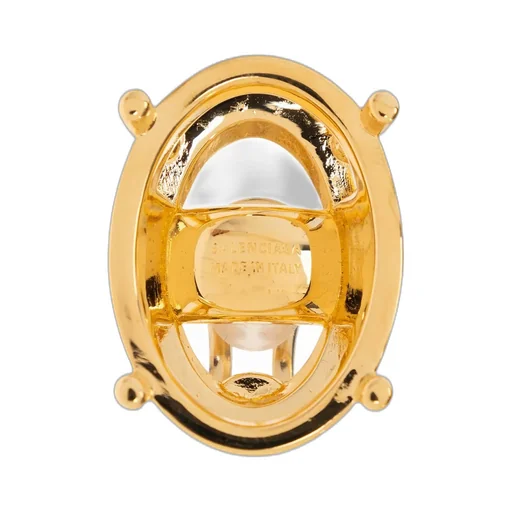 Frame Oval Clip-On Earrings