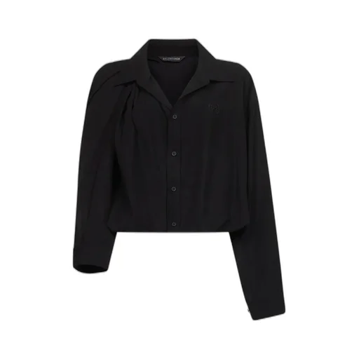 One-Shoulder Long-Sleeved Shirt