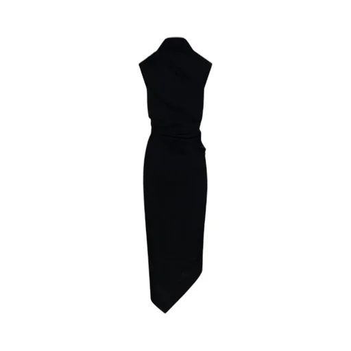 V-Neck Draped Dress