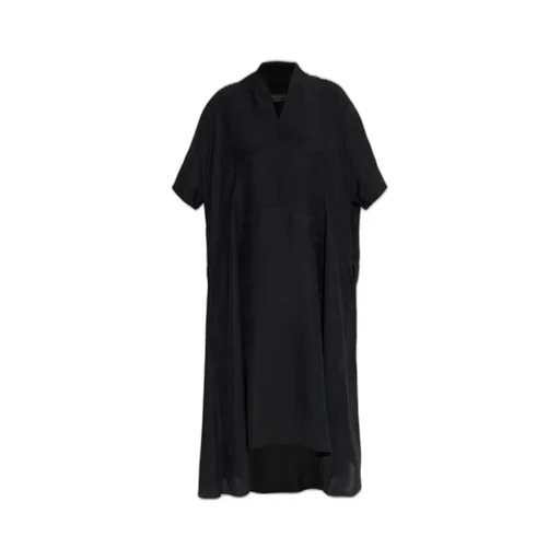 Short-Sleeved Midi Dress