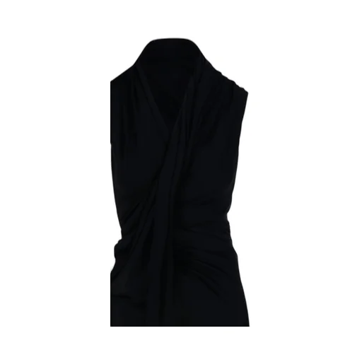 V-Neck Draped Dress