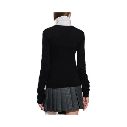Ruching Knitted Cardigan