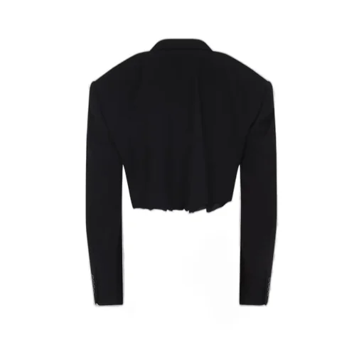 Cut-Out Single-Breasted Blazer