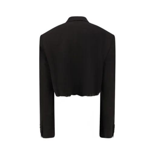 Cut-Out Single-Breasted Blazer