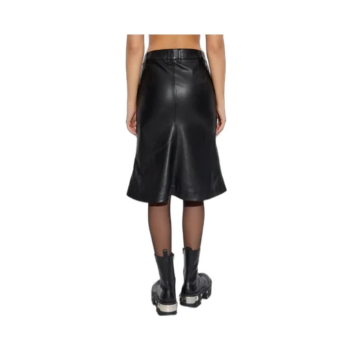 Midi Leather Skirt