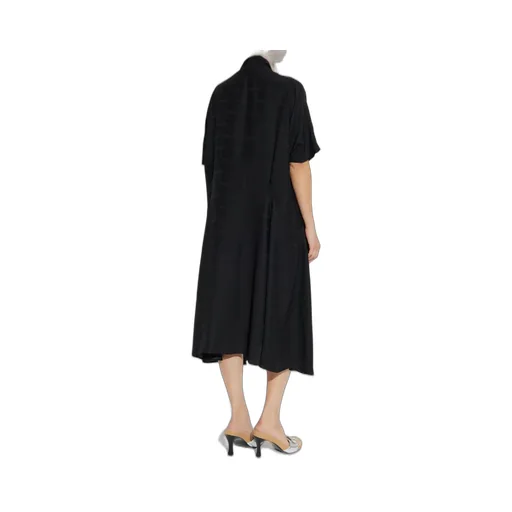 Short-Sleeved Midi Dress