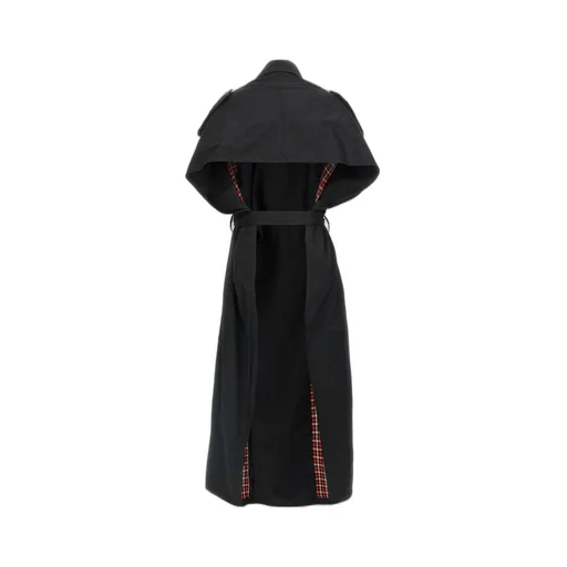 Cape-Sleeved Trench Coat