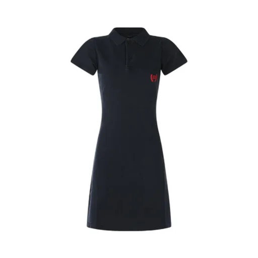 Polo Collar Mini Dress