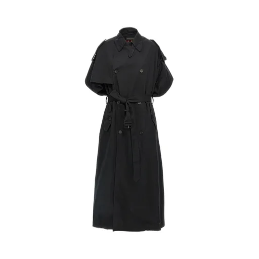 Cape-Sleeved Trench Coat