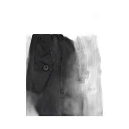 Cape-Sleeved Trench Coat