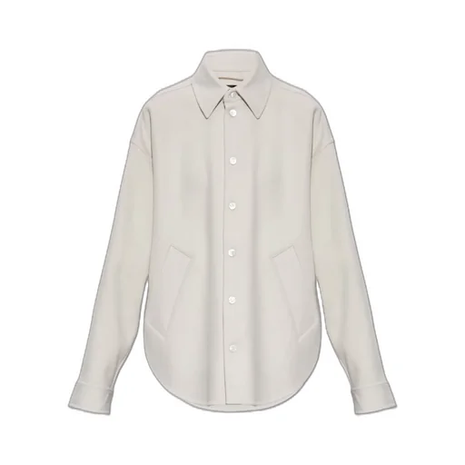 Long-Sleeved Knit Shirt