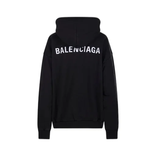 Logo Embroidered Medium-Fit Hoodie
