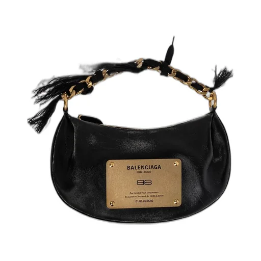 Logo Plaque Shoulder Bag