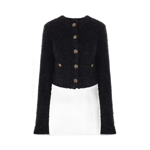Tweed Cropped Cardigan