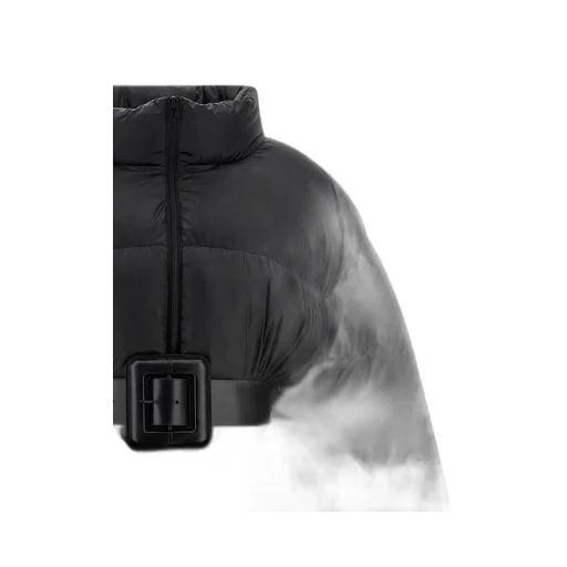 Hourglass Belted Short Puffer Jacket