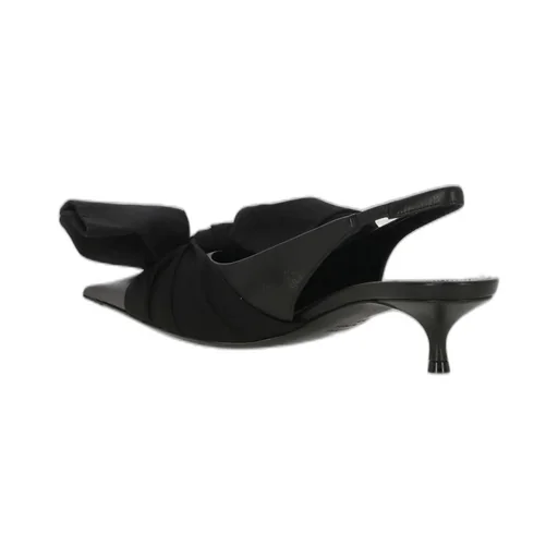 Bow Detailed Slingback Pumps