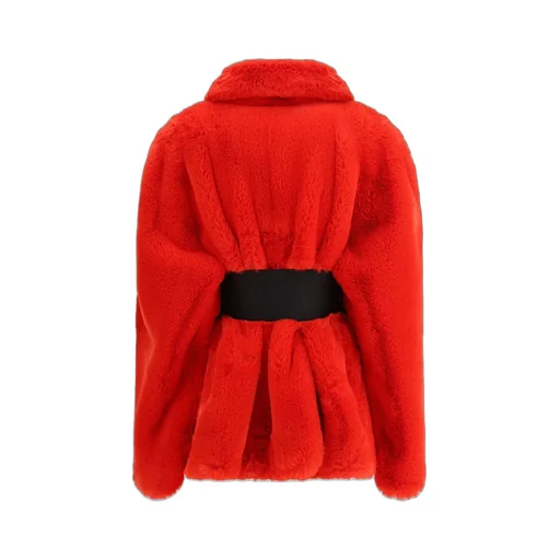 Belted Faux Fur Coat