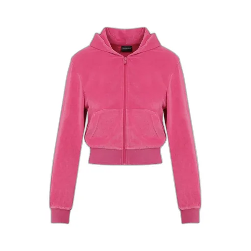 Logo Embellished Zip-Up Jacket
