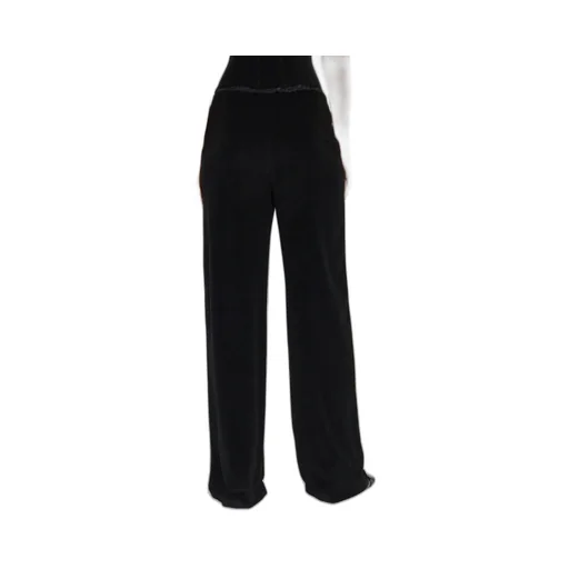 Lace Detailed Wide-Leg Pants