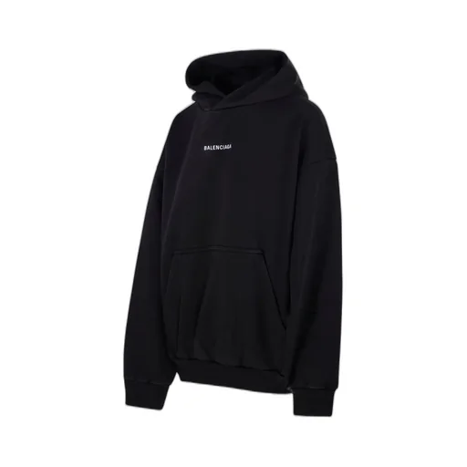 Logo Embroidered Medium-Fit Hoodie