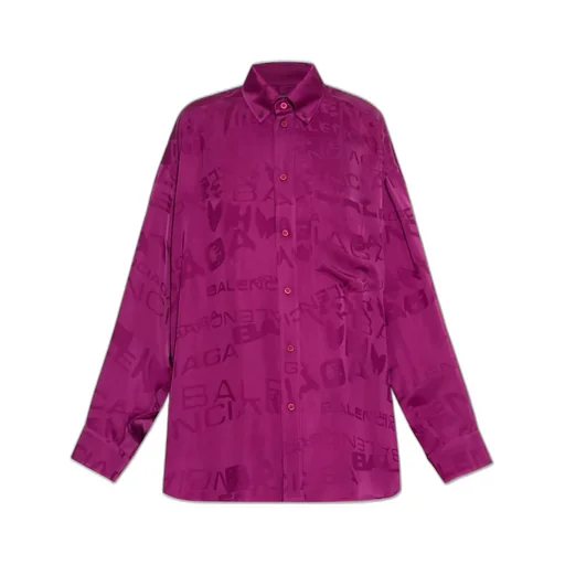 Allover Logo Oversized Shirt