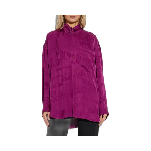 Allover Logo Oversized Shirt