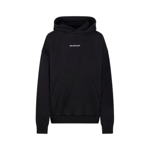 Logo Embroidered Medium-Fit Hoodie