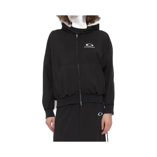 Logo Embroidered Zip-Up Jacket