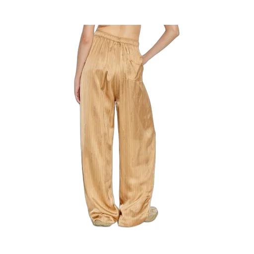Elasticated Waist Wide-Leg Pants