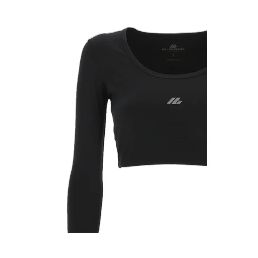 Activewear Long-Sleeved Cropped Top