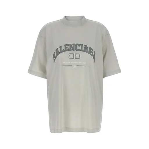 Bb Logo Printed Used-Effect T-Shirt