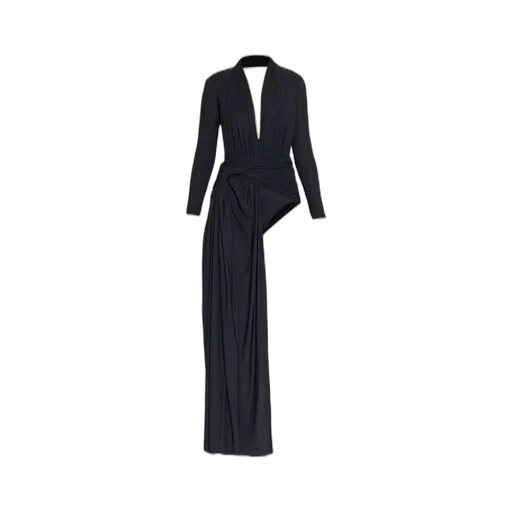 Open-Back Asymmetric Dress