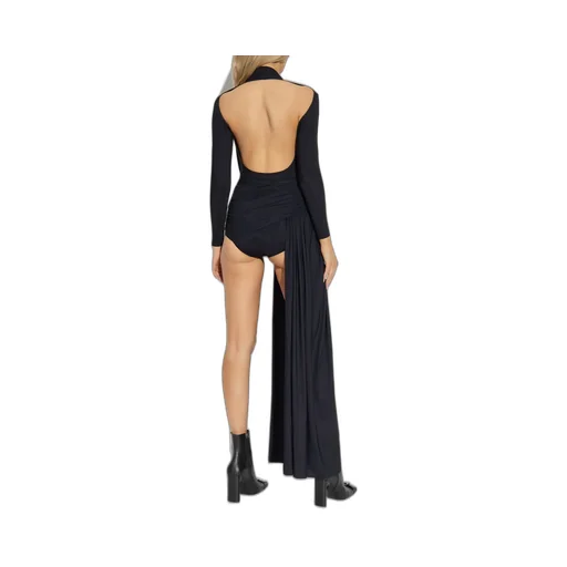 Open-Back Asymmetric Dress