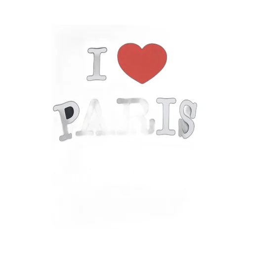 I Love Paris & Cropped T-Shirt