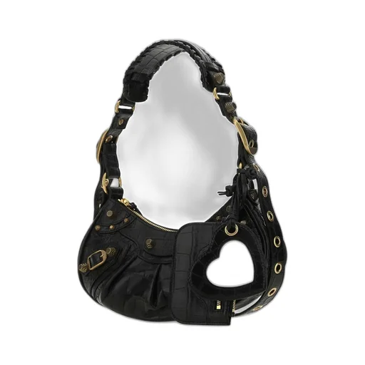 Cagole Embossed Shoulder Bag