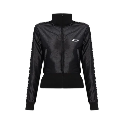 Logo Printed Zip-Up Sweatshirt