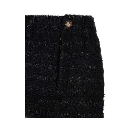 Tweed Metallic Thread Trousers