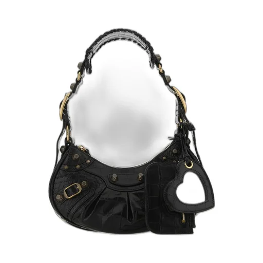Cagole Embossed Shoulder Bag