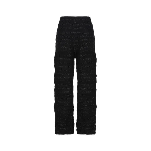 Tweed Metallic Thread Trousers