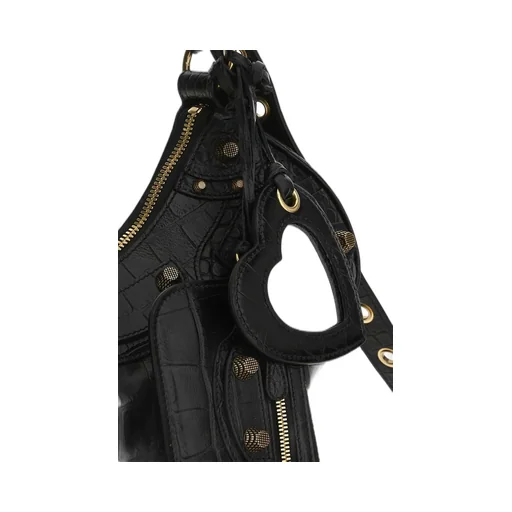 Cagole Embossed Shoulder Bag